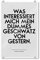 artboxONE Acrylglasbild 30x20 cm Typografie Dummes Geschwätz - Bild adenauer Deutschland geschwätz