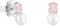 TOUS Mini Colore - Orecchini in argento con quarzite rosa e perla
