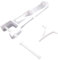 Tech Team Vakuum-Kopf-Adapter, für die Reinigung von Pools und Whirlpools, inklusive einem (1) Adapter, zwei (2) Drehstifte und zwei (2) Schmetterlings-Clips