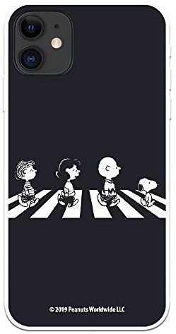 Offizielle Snoopy Schutzhülle für iPhone 12 Mini von Snoopy Beatles zum Schutz Ihres Handys. Flexible Silikonhülle mit offizieller Lizenz von Peanuts