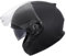 Zorax Noir Mat M (57-58cm) ZOR-602 Casque Jet Moto Vintage Double Visière ECE 2206 Homologué Homme Femme