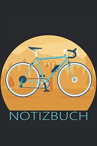 Notizbuch: Fahrrad Design für Radfahrer I Eintragen von Notizen, Terminen, Aufgaben & Ideen I ca. DINA5 I ca. 120 Seiten I Geschenk für Radsportler