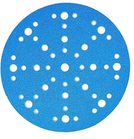 150mm 6 inch Sanding Discs 48 Hole Pads for Festool STF Sanders Film Hook and Loop Sandpaper DEERFOS Pack of 50 Select Grit (120)