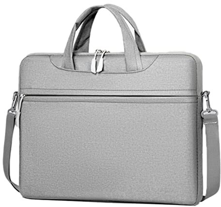 Cicilin Sacoche pour Ordinateur Portable 15.6 Pouces Sac à Bandoulière Multifonctionnel Sac à Main Pochette PC Portable Housse de Protection girs
