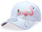 tilgomedal Snapback Chapeaux pour hommes Skull Broderie Réglable Solide Flat Bill Hat Unisexe Casquettes de baseball, Flamant rose, Large-X-Large