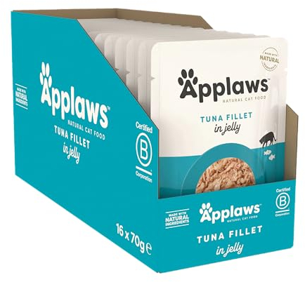 Applaws Cat Pouch Tuna Fillet in Jelly 1x(16x70g)