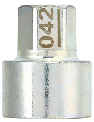 Keenso Presa per Dado Antifurto, Chiave per Blocco Ruota Sostituzione Presa per Dado Antifurto per 1 3 5 6 7serie X1 X2 X3 X4 X5 X6 Z4(042) Bulloni delle Ruote Bulloni delle Ruote