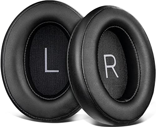 SOULWIT Protein Leather Earpads Replacement for Sennheiser Momentum 3 Noise Cancelling Over/Around-Ear Headphones, Ear Pads Cushions with Soft Noise Isolation Memory Foam