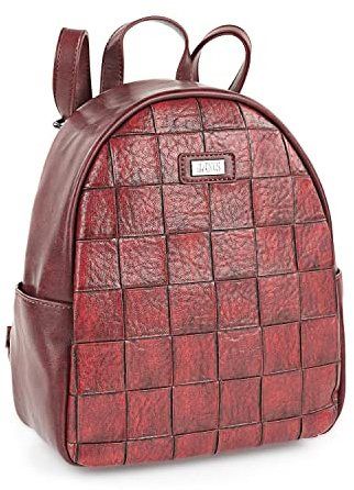 Lois Cityrucksack Damen Klein Elegant Rucksack Damen Schwarz Alltag M
