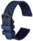Anbeer Silikon Uhrenarmbänder, Fluorkautschuk Uhrenarmbänder 18mm 20mm 22mm,Schnellverschluss Ersatzarmband für Herren