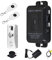 FUSYTULY 433MHz Wireless Access Control Kit Alarm System Remote Control Unlock + Power Supply + Door Exit Button (Electric lock not included)