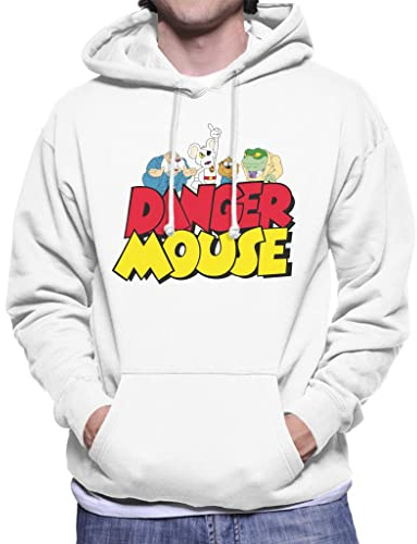 All+Every Danger Mouse Logo with Characters Men's Hooded Sweatshirt