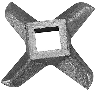Fleischwolf Klinge Kreuzförmige Lebensmittel Schleifen Klinge Edelstahl Messer Cutter Ersatz Fleischwolf Mixer Zubehör (Größe 10)