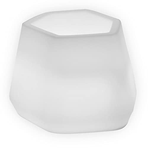 Danieli Vasi Luminosi da Giardino | Vaso luminoso da interno ed esterno | Fioriera e Vasi a led a risparmio energetico 100% Made in Italy (SMALL, Bianco NEUTRO)