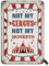 Vintage-Blechschild Not My Circus Not My Monkeys, Eisen, 20 x 30 cm, Dekoration, Kunstschild für Zuhause, Küche, Schlafzimmer, Garten, Bauernhof, Party, lustige Wanddekoration