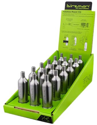 Birzman Tubeless Repair Kit – 18-Piece Box for Quick & Reliable Tyre Repairs – Essential Tubeless Bicycle Tool Kit for Cyclists