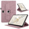 TEDTIKJT Funda para Honor Pad 9 12.1 Pulgadas 2023 (HEY2-W09) Tablet Funda PU Cuero Protectora 360 Giratoria Soporte Case Tablet Cover Honor Pad 9 Árboles Giratoria Carcasa Honor Pad 9 12.1,Oro Rosa