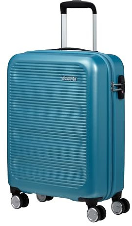 American Tourister Astrobeam - Spinner S, Handgepäck, 55 cm, 36 L, Blau (ICY Aqua)