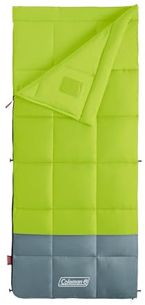 Coleman Kompact Schlafsack für Erwachsene, kühles Wetter, Wärmespeicherung, Packsack und reißfester Reißverschluss