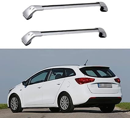 (2Stk) Dachgepäckträger Dachträger für KIA Ceed Sportswagon SW Estate 2012 2013-2017 2018 Aluminium Dachträger Querstangen Gepäckträger,A