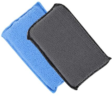 ULTECHNOVO Lot de 2 Éponges de Nettoyage pour Voiture Brosses de Lavage de Voiture Éponges de Nettoyage de Grande Taille Matériau Haute Densité Colorées