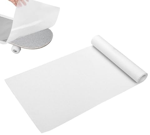 PMELCXD Transparent Skateboard Grip Tape - Clear Grip for All Skateboards & Scooters - Enhance Safety & Control
