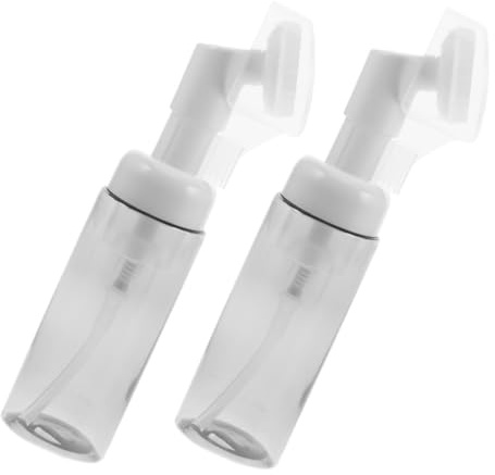 ARTSEWPLY 2pièces Distributeur De Mousse Réutilisable Pet Transparent Kit De Bouteilles Portables avec Pousse-Pousse pour Moussant Et Gel Pratique pour Soins Peau Et Toilettage Voyage