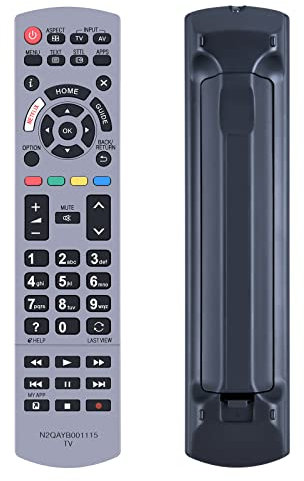CLVIZCXOM N2QAYB001115 Remote Control Replacement for Panasonic Viera TV TX-40EX700B TX-40EX700E TX-49EX610E TX-49EX613E TX-50EXM715 TX-58EX703E TX-58EX730E TX-75EX750B TX-75EX780E