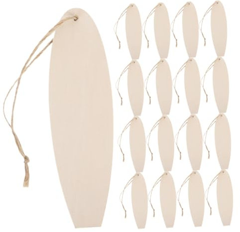 Angoily 40 Stück Handgefertigte Holzchip -dekoration Holzausschnitte Basteln Sommerhandwerk Für Diy Bastel -surfboard -blanks Bastelholz -surfbretter Diy Holzformen Beige Holzspäne