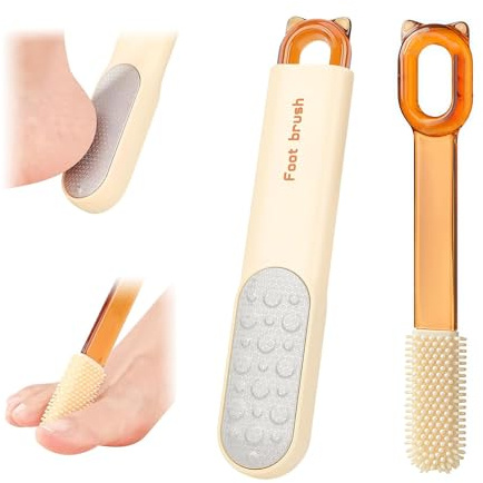 Xanthelle Callus Remover Foot, Double-sided Stainless Steel Foot File & Callus Remover, Callus Rasp for Foot Care, Pedicure Tool for Dry & Wet Feet