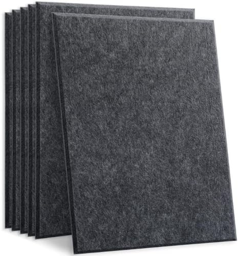 FTXanty Feltro Autoadesivo Glides Feltrini per Mobili 6 Pezzi Mobili Glides Grigio Scuro 30 x 20cm A4 3mm Sedia Glide Fogli di Feltro Adesivo per DIY Tessuto Sedie