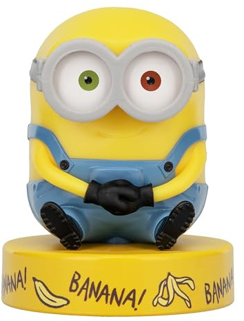 Paladone Minions Bob Mini 3D Icon Light, Officially Licensed 3D Figurine LED Lamp Collectible for Kids, Bedroom & Home Décor, Film Merchandise