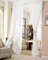 WOLTU Gardinen transparent mit Kräuselband Vorhang Leinenoptik Halbtransparent Voile Leinenvorhang Stores Fensterschal Dekoschal Wohnzimmer Kinderzimmer Schlafzimmer, 140x245 cm Weiß (1 Stück)