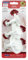 PME PY504 Ausstechform Pfingstrosen, 3-teilig, Kunststoff, weiß, 21.5 x 9.1 x 6 cm