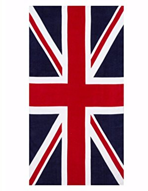 ffs Strandtuch aus 100% Baumwolle mit Union Jack-Motiv
