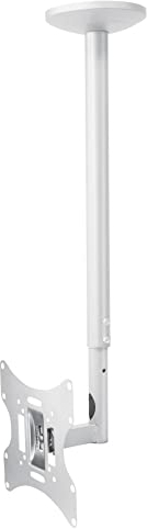 My Wall HL 4-2 WL - Supporto per TV da soffitto da 58,4 cm (23) – 106,7 cm (42) estensibile, inclinabile + girevole, supporto da soffitto