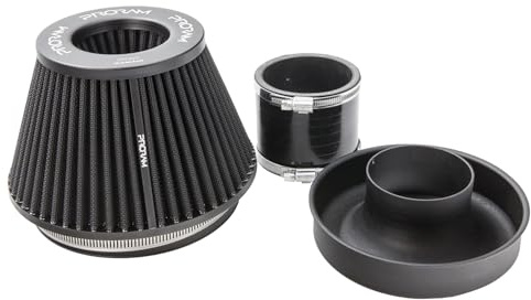 Ramair Performance Pleated Medium Cone Air Filter with 76mm OD Neck & Silicone Coupling