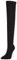 LUXMAX Stivali Elasticizzati Donna sopra Il Ginocchio Tacco Alto Spillo Scarpe a Punta Tacchi Alti 10 CM (Nero) - 37 EU