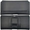 ECHT Leder Gürtel Tasche passend für Samsung Galaxy A16 A06 A55 A25 A35 A15 A05 A14 A23 A13 A04 S20 S21 S22 S23 S24 Ultra 5G Seiten Schutz Hülle Lederhülle Gürteltasche Clip Schlaufe XL Schwarz