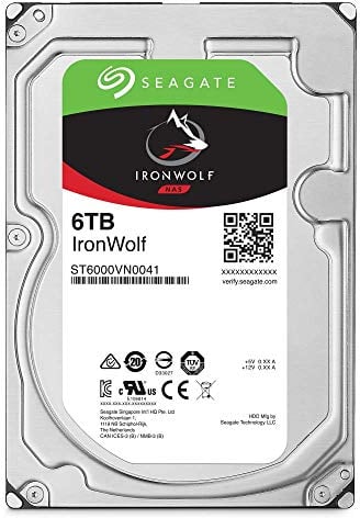 Seagate IronWolf 6TB NAS 3.5 SATA HDD/Hard Drive