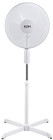 EDM - Ventilador de pie 55W 40cm 3 velocidades 33910 33910
