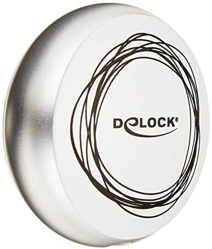 DeLOCK Ausziehbares 2in1 Ladekabel für Smartphones und Tablets - Micro USB und USB-C, Weiß/Silber