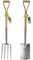 Wolvercroft Garden Centre Burgon & Ball RHS Bêche et fourche en acier inoxydable