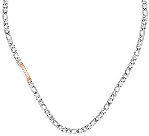 Maserati Maserati Herren Halskette, JEWELS Kollektion, aus Edelstahl, Rosegold PVD, Diamanten - JM221ATY01
