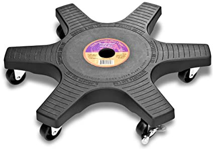 Bosmere 20 Plant Caddie - Heavy-Duty Rolling Plant Stand with Locking Wheels, 500 lb Capacity – Durable Plant Caddy for Indoor/Outdoor Use, Charcoal