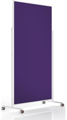 magnetoplan | Design-Moderationstafel VarioPin | Tafelformat 1800 x 1000 mm | Filz | violett