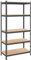 SONGMICS 5-Tier Shelving Unit, Steel Shelving Unit for Storage, Boltless Assembly, for Garage, Shed, Load Capacity 600 kg, 50 x 100 x 200 cm, Grey GLR050G01