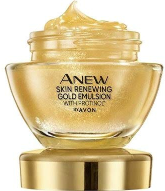 Avon ANEW Skin Renewing Gold Emulsion Anti-Aging Feuchtigkeitsemulsion für die Nacht