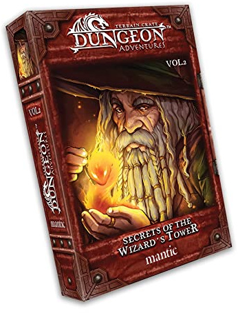 Mantic Games, Terrain Crate Dungeon Adventures: Secrets of The Wizard's Tower - Brettspiel, Fantasy, 3-5 Spieler, ab 14 Jahren