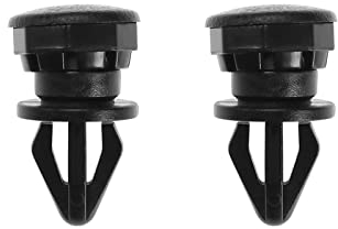 YINETTECH 2 Sätze Hutablagen-Clips Ersatz 799161KA2A Kompatibel mit Nissan Juke 2010–2014 Gepäckbefestigungshalterungen Hinten Schwarz